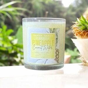 10 oz Single Wick Pineapple & Coconut Water Scented Candle